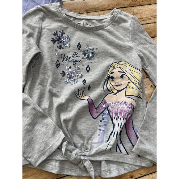 Disney Frozen Long Sleeve Shirt Bundle 4T - Picture 2 of 8